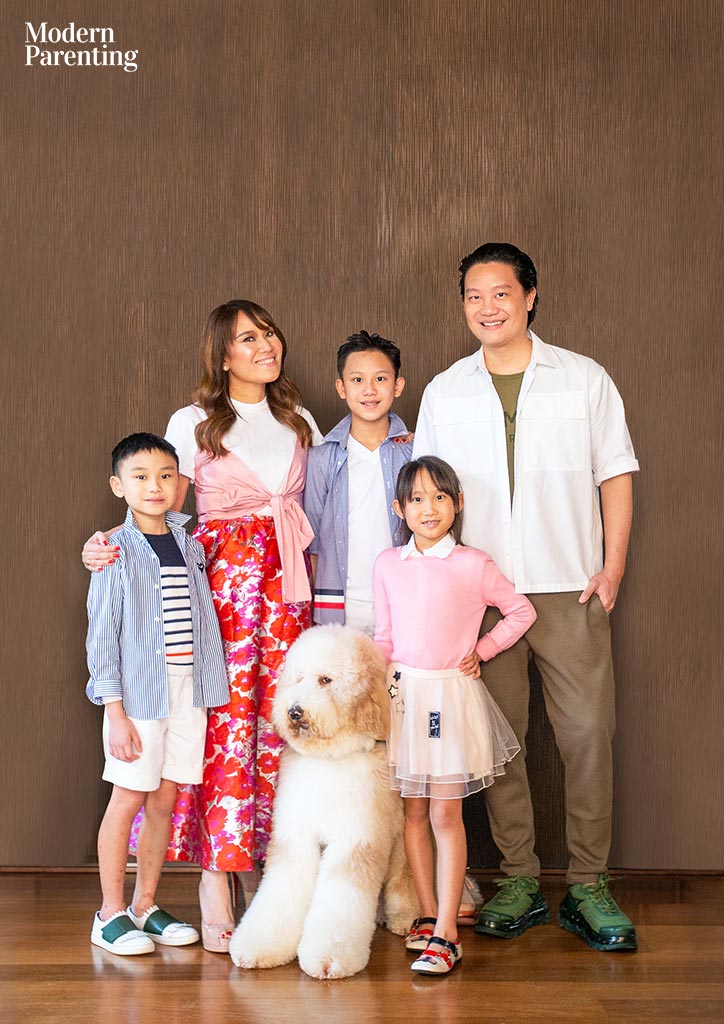 aivee teo z teo teo family with giant poodles