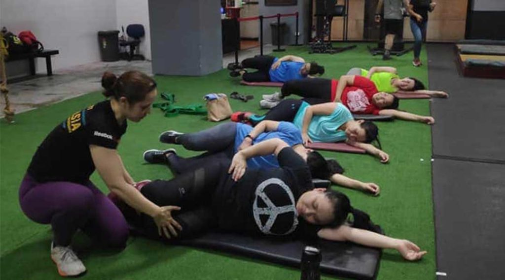 Coach Mindy postpartum care exercise