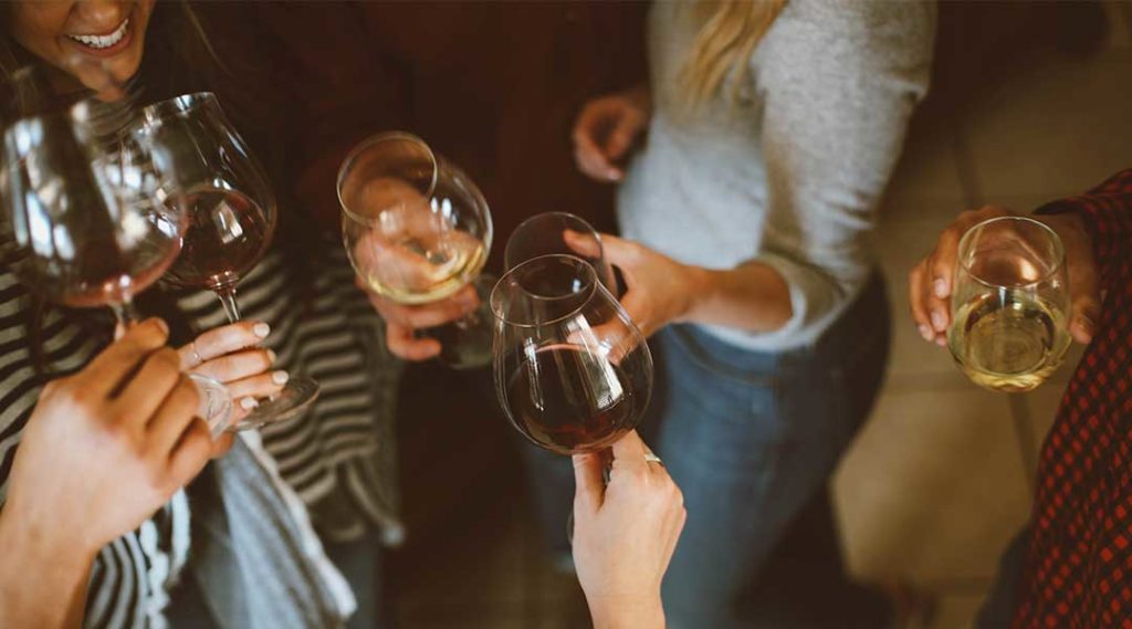 mom squad glasses of wine
