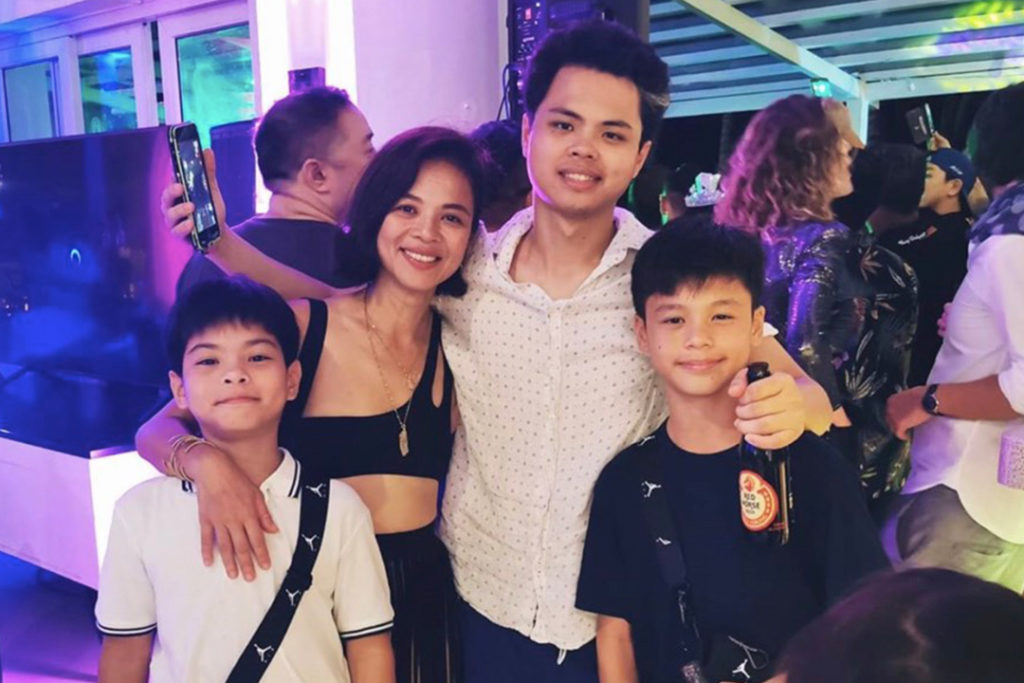 bubbles bermudez and family