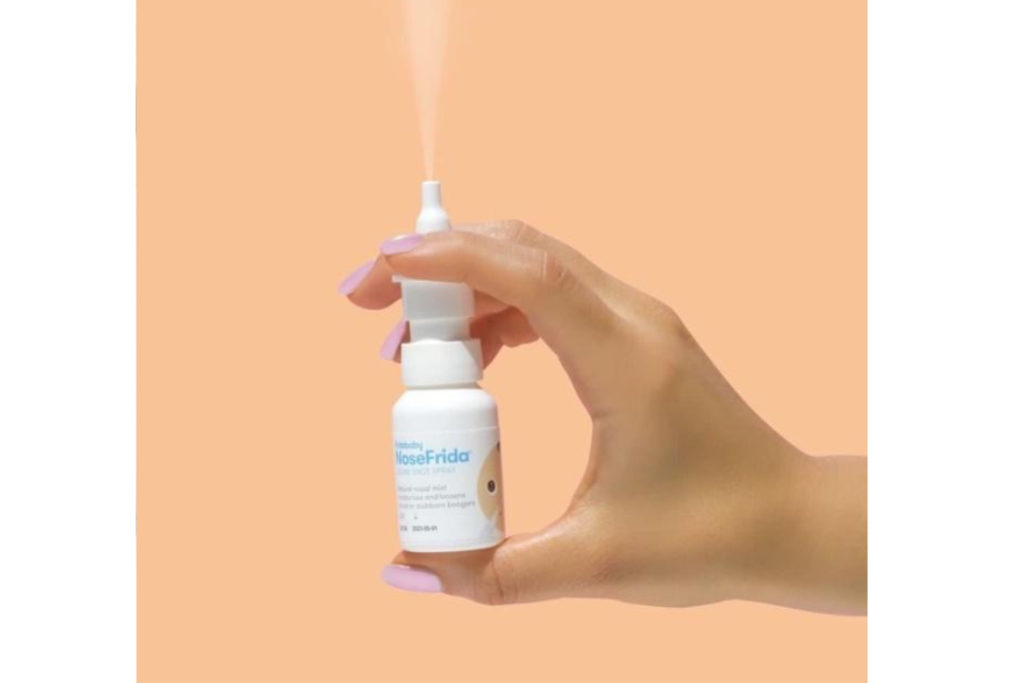 8 Natural Flu Care Must-Haves For Babies - NoseFriday Saline Spray