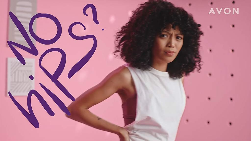 No hips doesn't mean I'm not a woman!