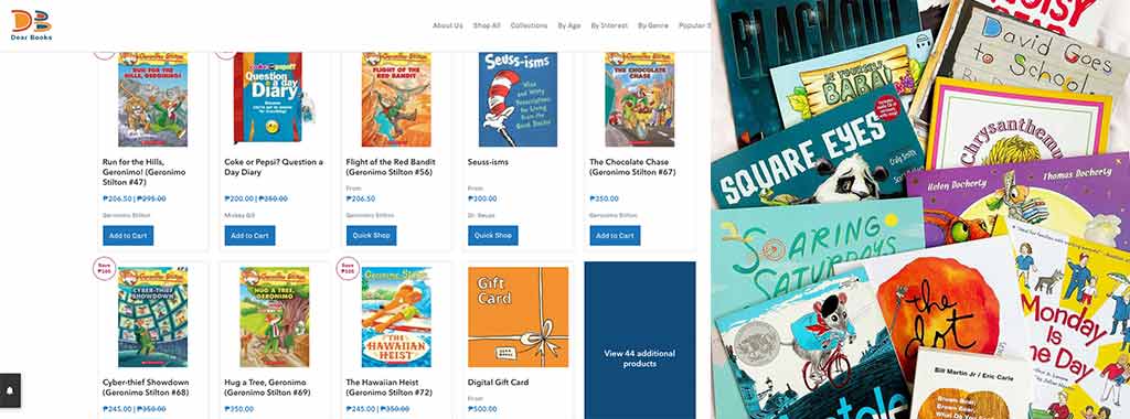 random books of online bookstore