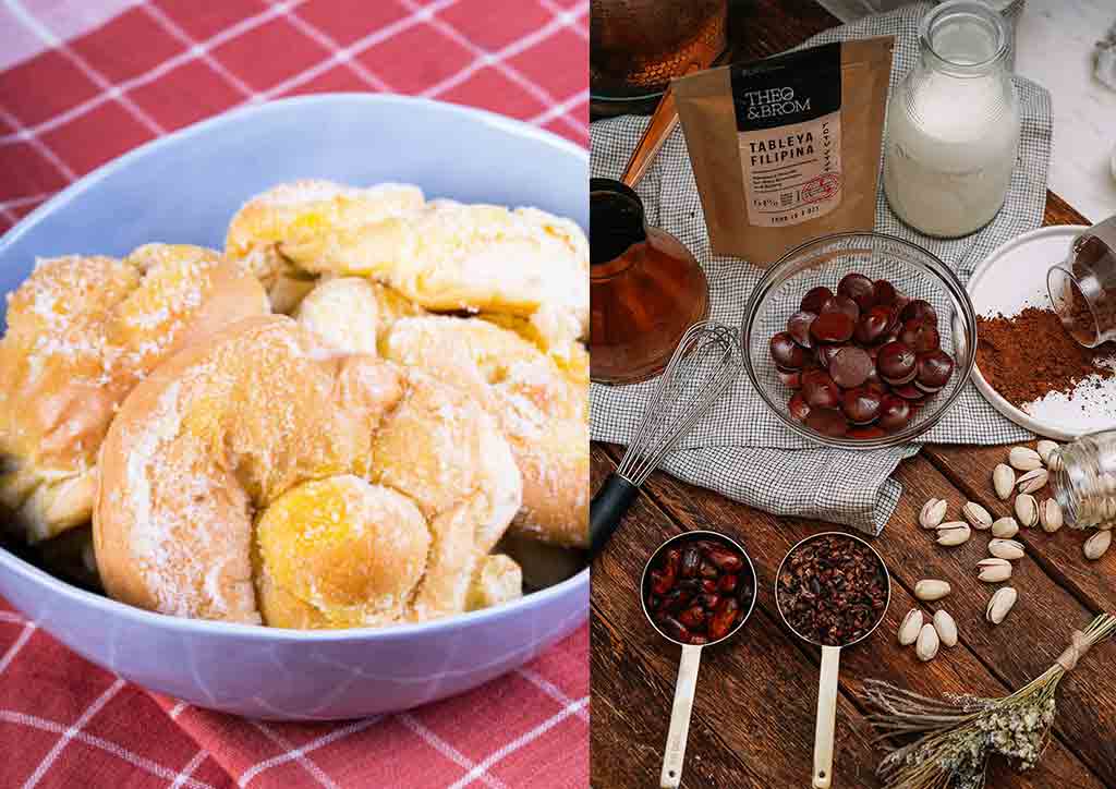 Ensaymada and Theo and Brom's Chocolate