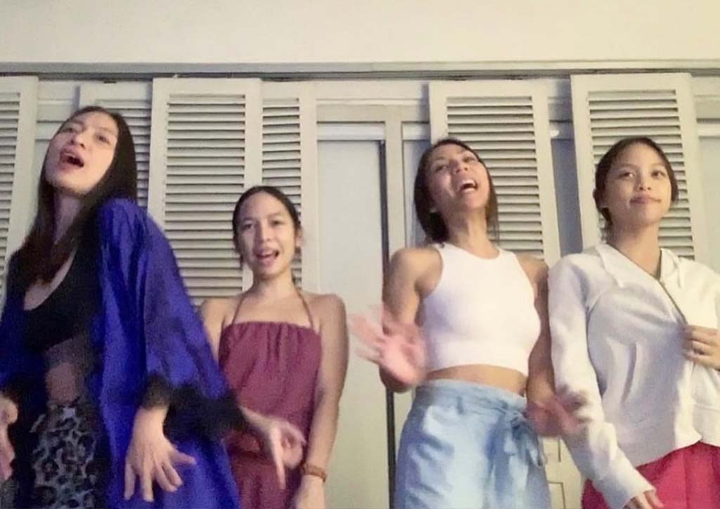 ARMY mom dancin' with the girls