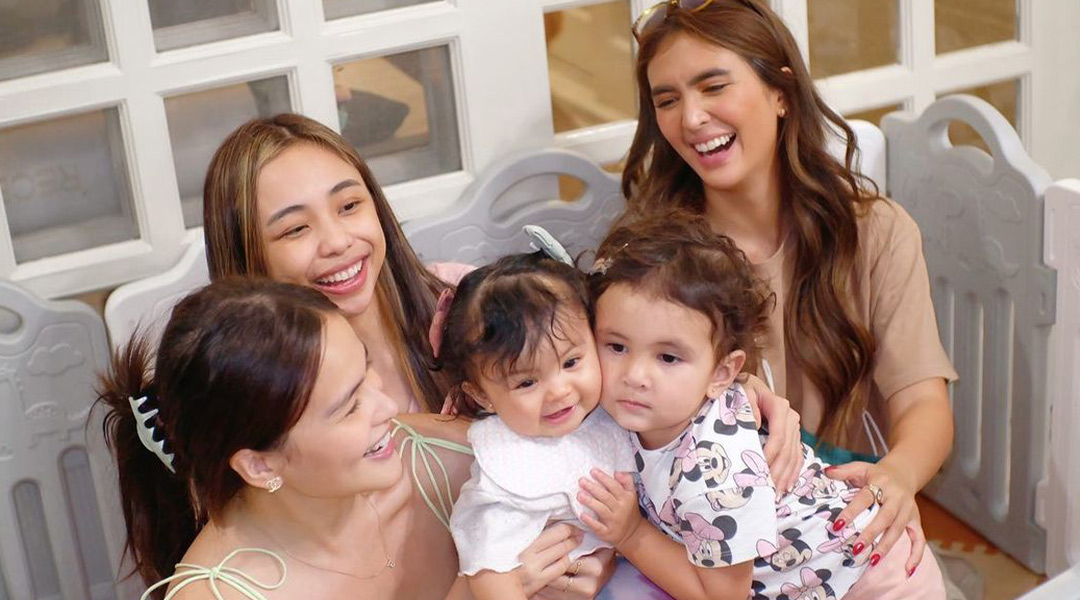 Elisse Joson and Sofia Andres' Daughters Meet