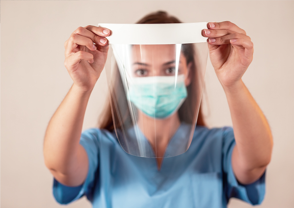 face shields no longer required