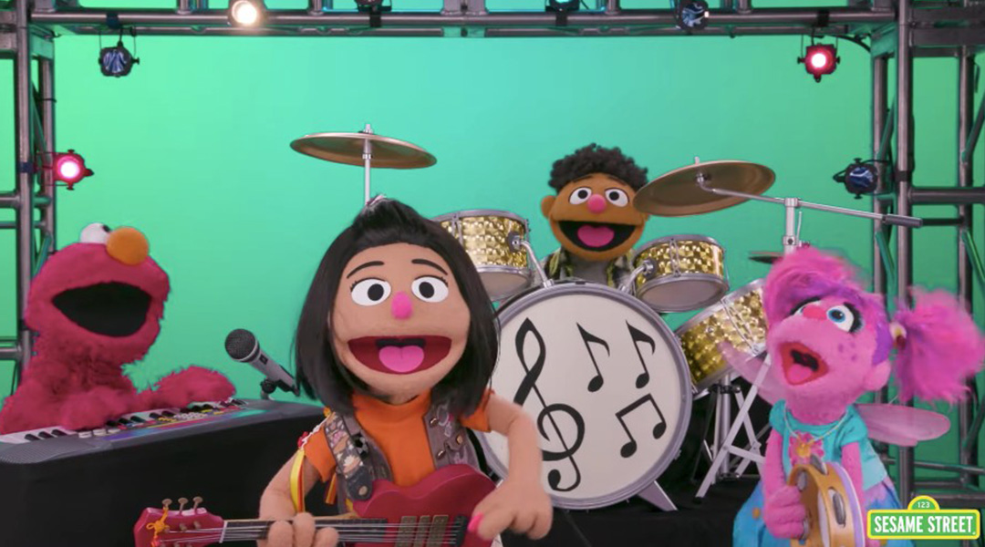 sesame street introduces asian-american muppet