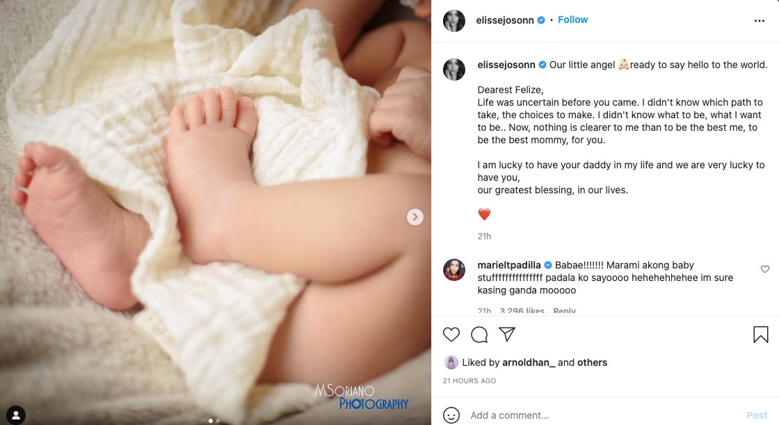 elisse joson daughter