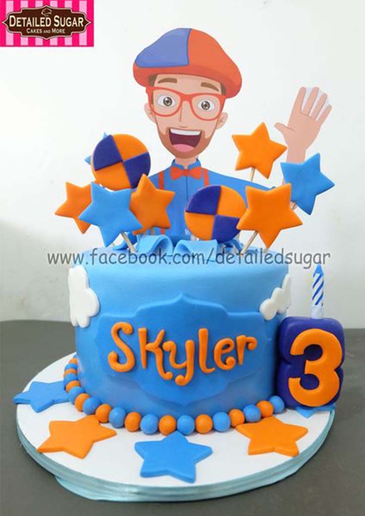 blippi cake design