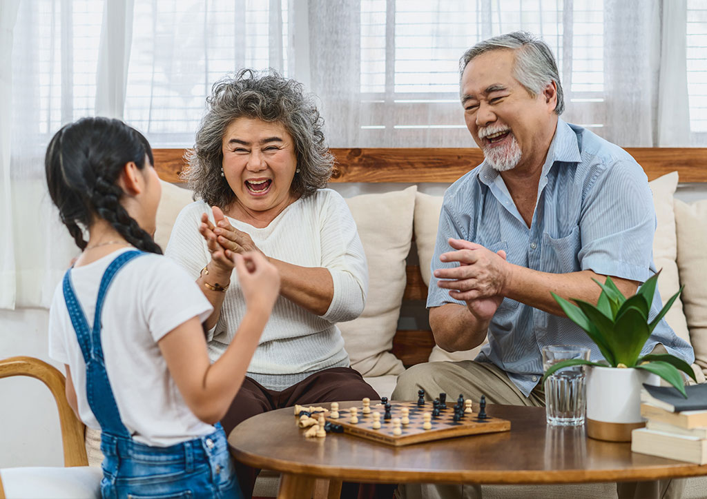 Show your care for grandparents with a few stories or two