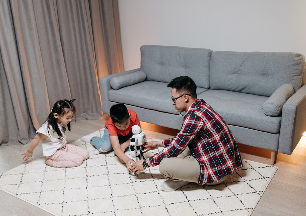 Engaging our toddlers in play helps them grow out of their egocentrism faster