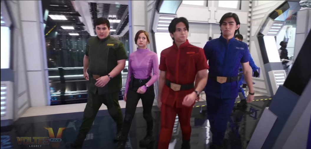 Members of the Voltes V team