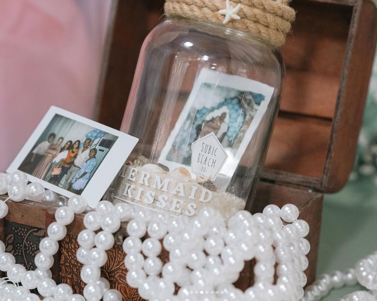 Angelica Panganiban's baby shower giveaway: Beach Jars!