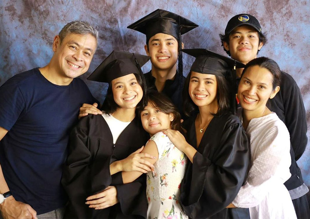 Donny Pangilinan and family