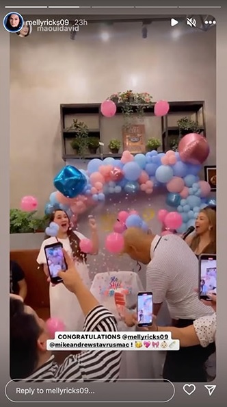 Melissa Ricks gender reveal: it's a girl!