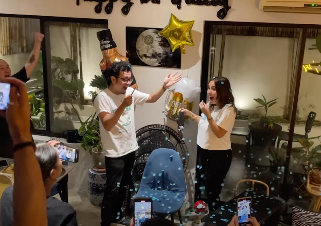 Paolo and Sam Valenciano's Impromptu Gender Reveal Party