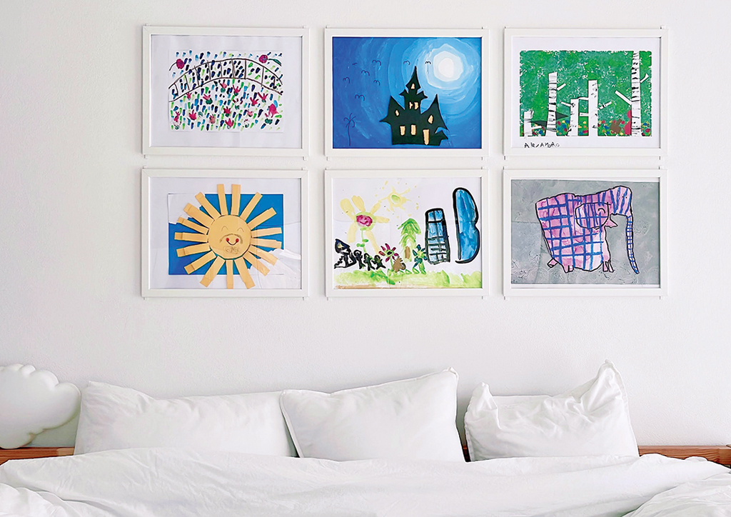 Organizing your kids' art