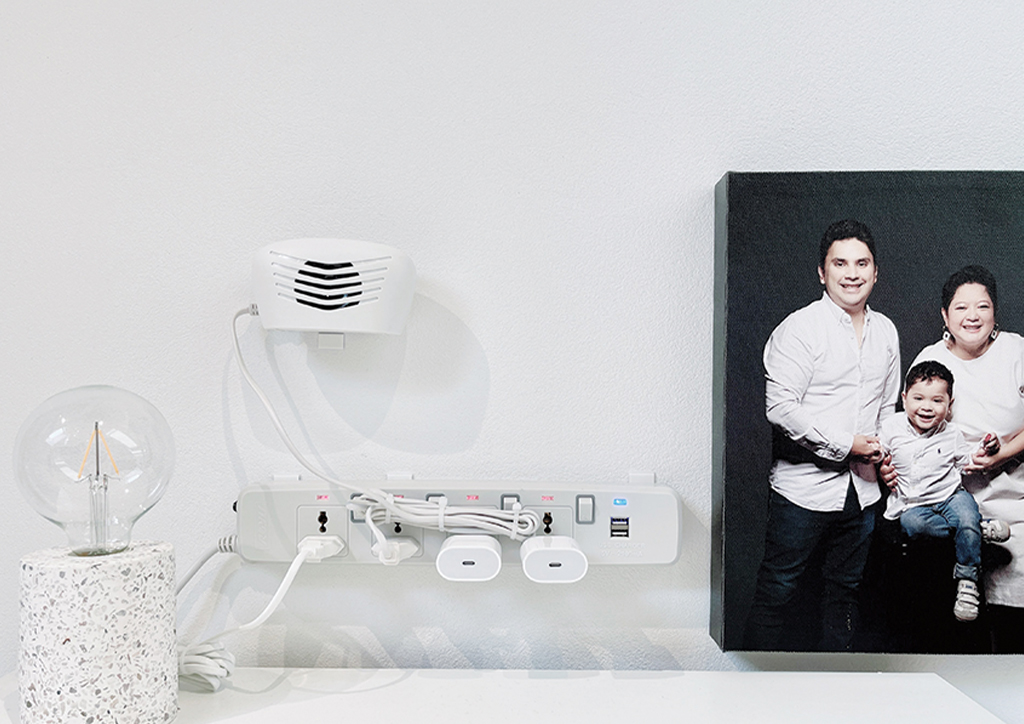 Creating a tidy charging station life hack