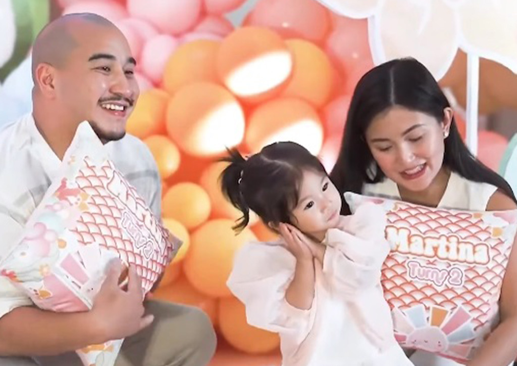 Sheena Halili with her family