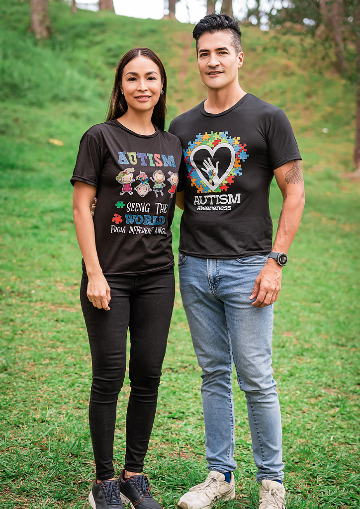 Troy Montero and Aubrey Miles