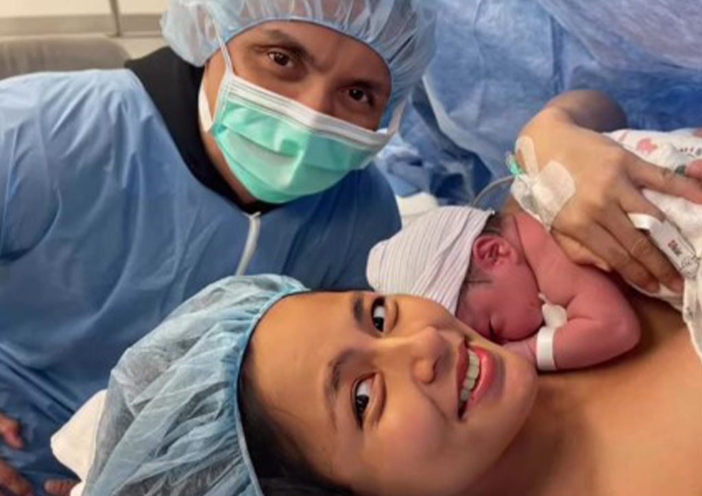 Celebrity parents LJ Moreno and Jimmy Alapag welcomed their baby Cayson in 2023 