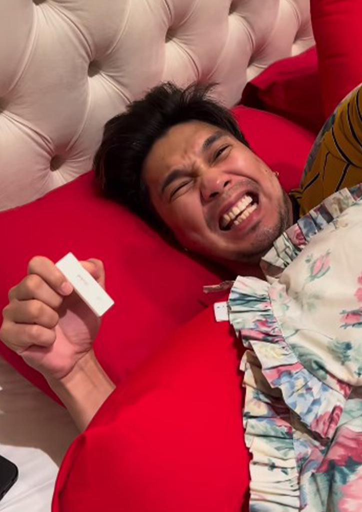 A screenshot of Benj Manalo from Lovely Abella's IG Reel