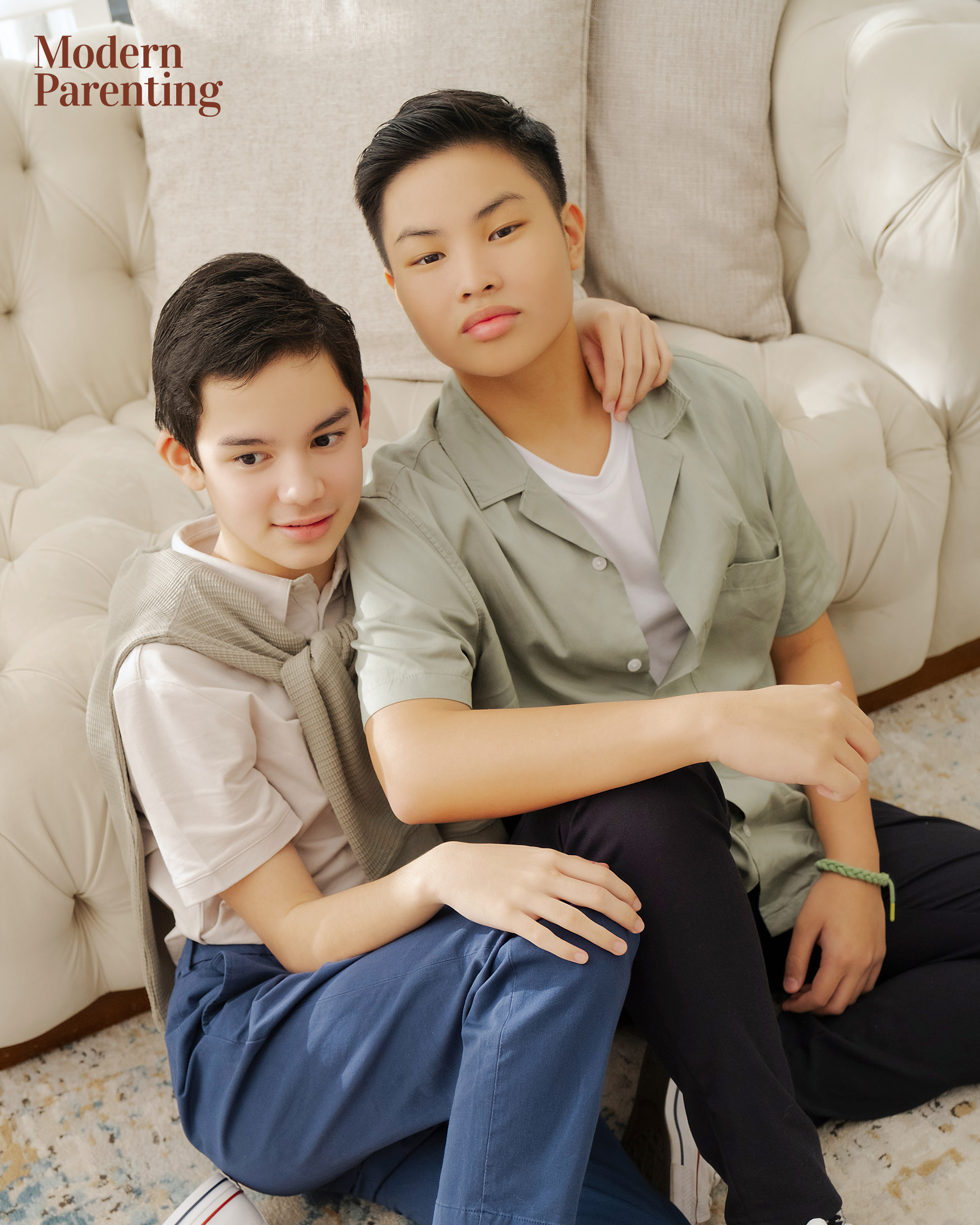 Jennylyn Mercado and Dennis Trillo's sons with former partners