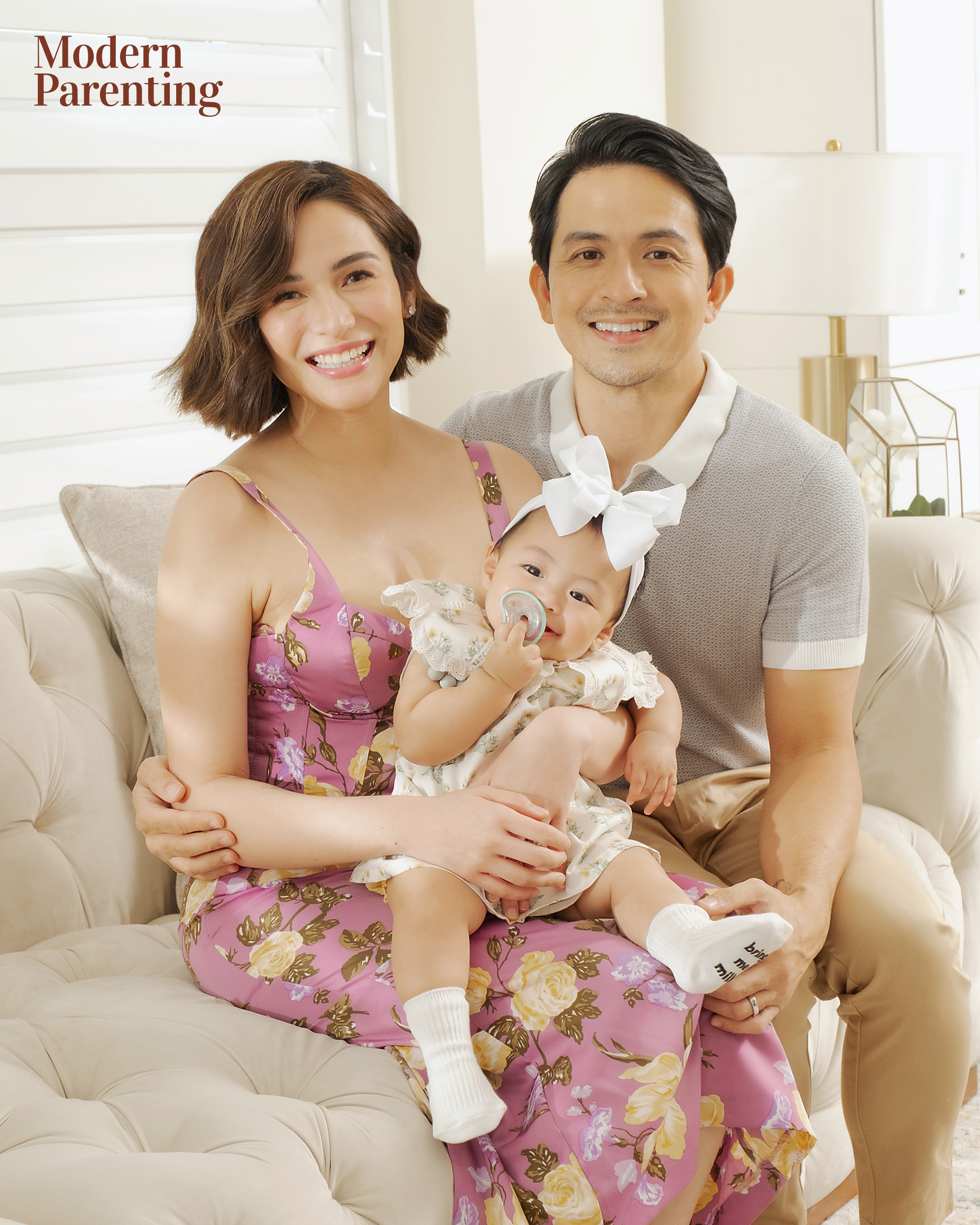 Jennylyn Mercado and Dennis Trillo with daughter Dylan
