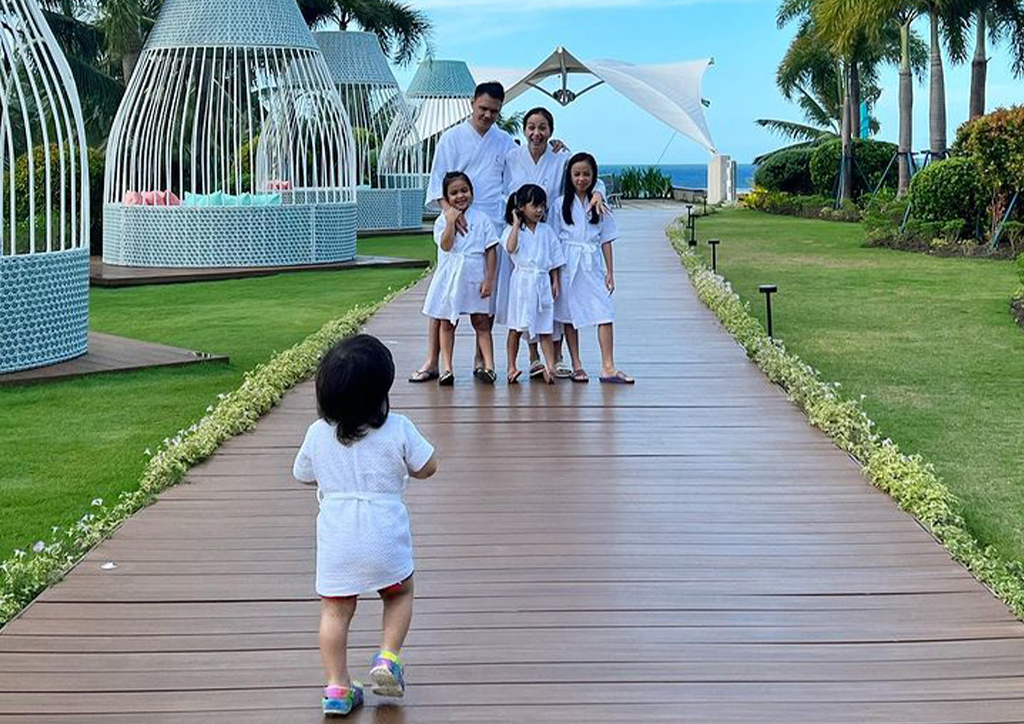 Patrick and Nikka Garcia with their kids