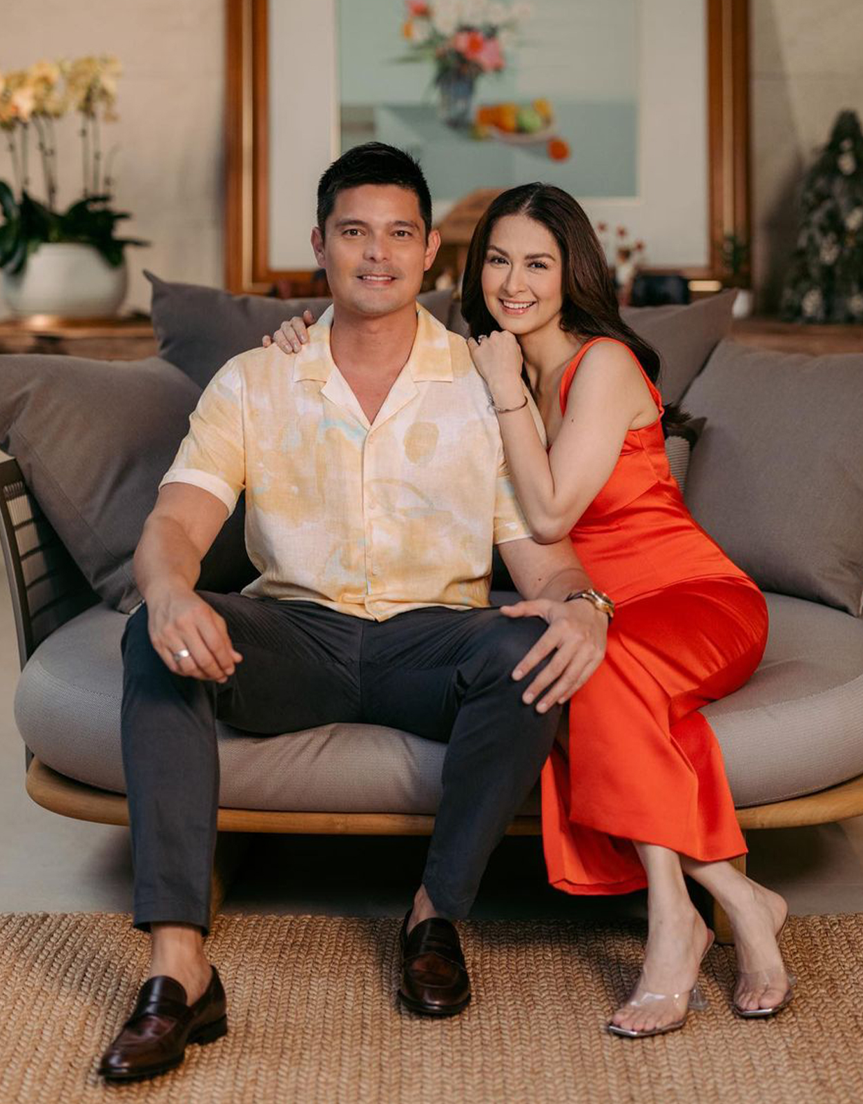 Celebrity Parents Dingdong Dantes and Marian Rivera