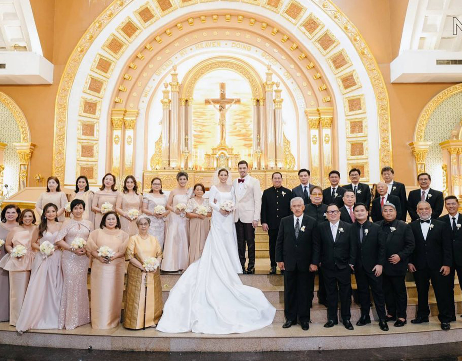 Luane Dy and Carlo Gonzalez with their sponsors