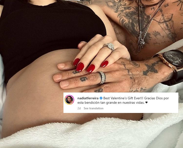 Marc Anthony and Nadia Ferreira announce that they're expecting a baby!