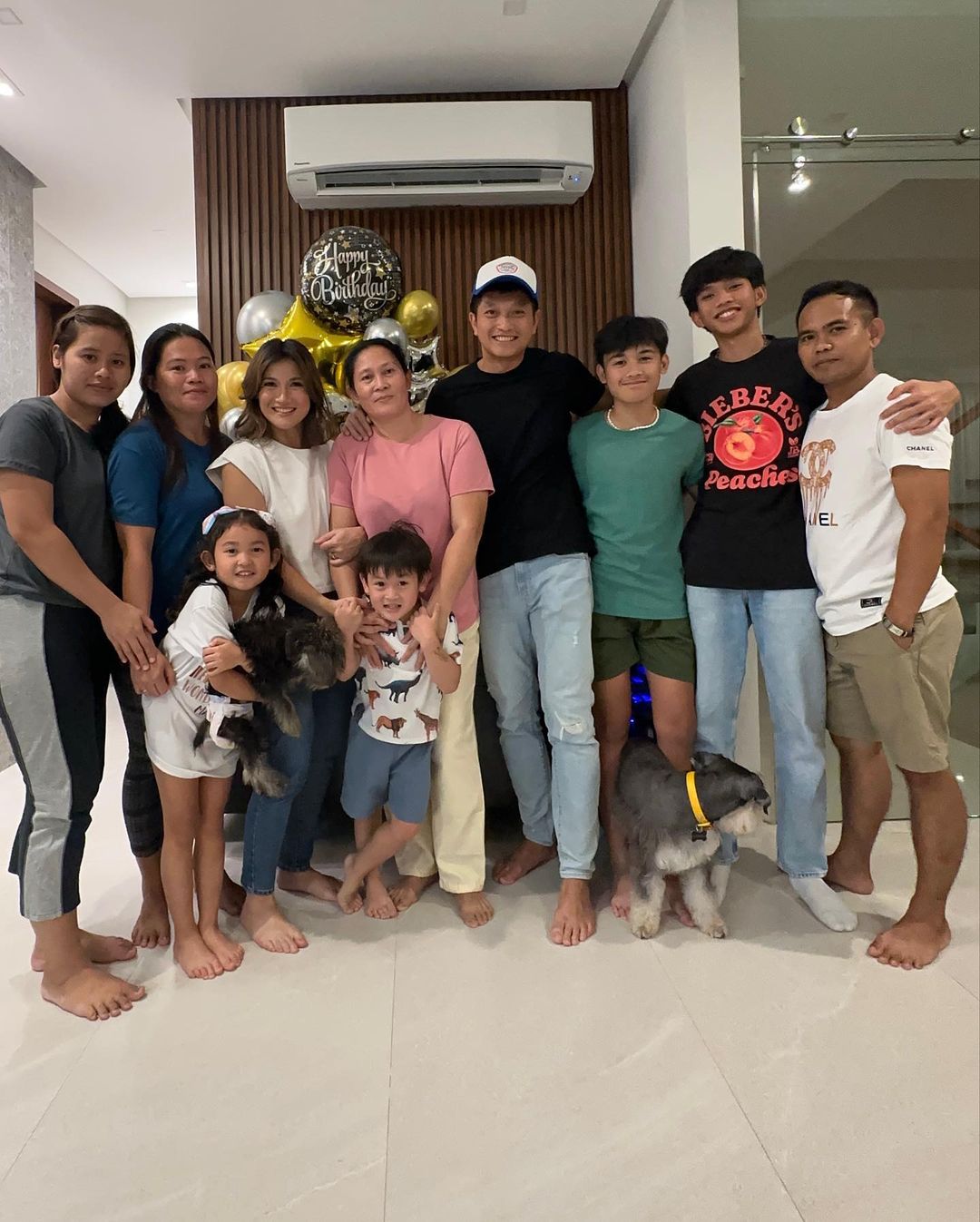 Camille Prats helper, Yaya Beng, with the Prats-Yambao Family