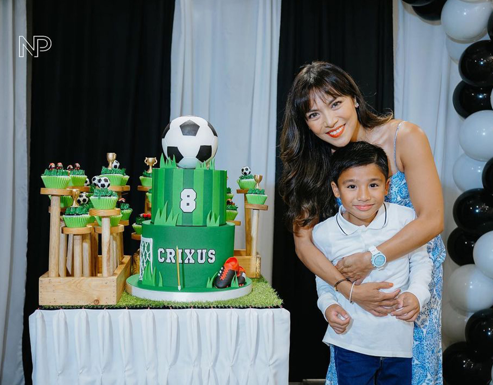 Ciara Sotto with her son Crixus