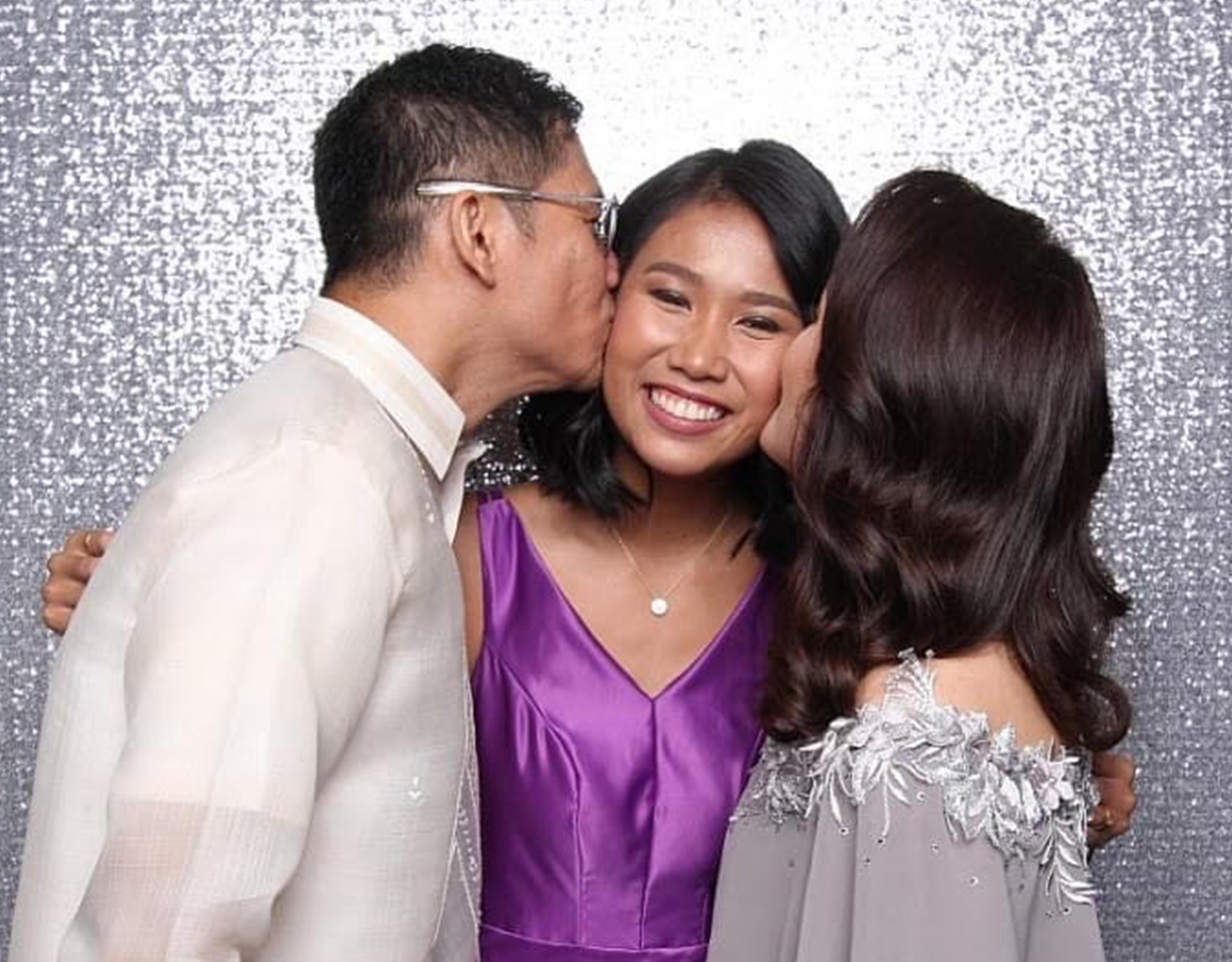 Chris, Pauline, and Luchie Vitug