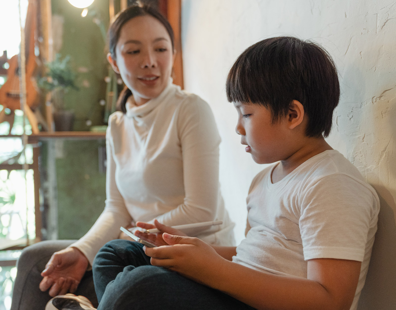 Positive Reinforcement of a mother and son