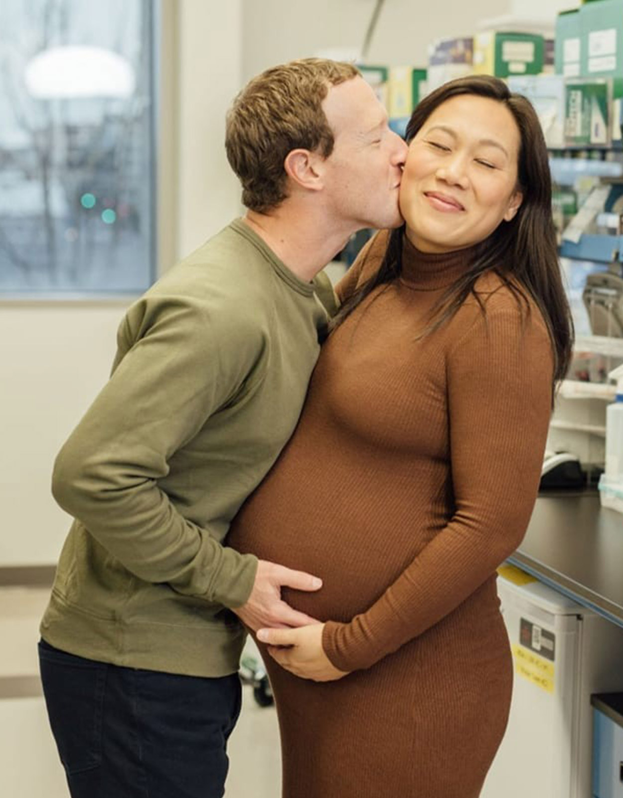 Mark Zuckerberg and Priscilla Chan