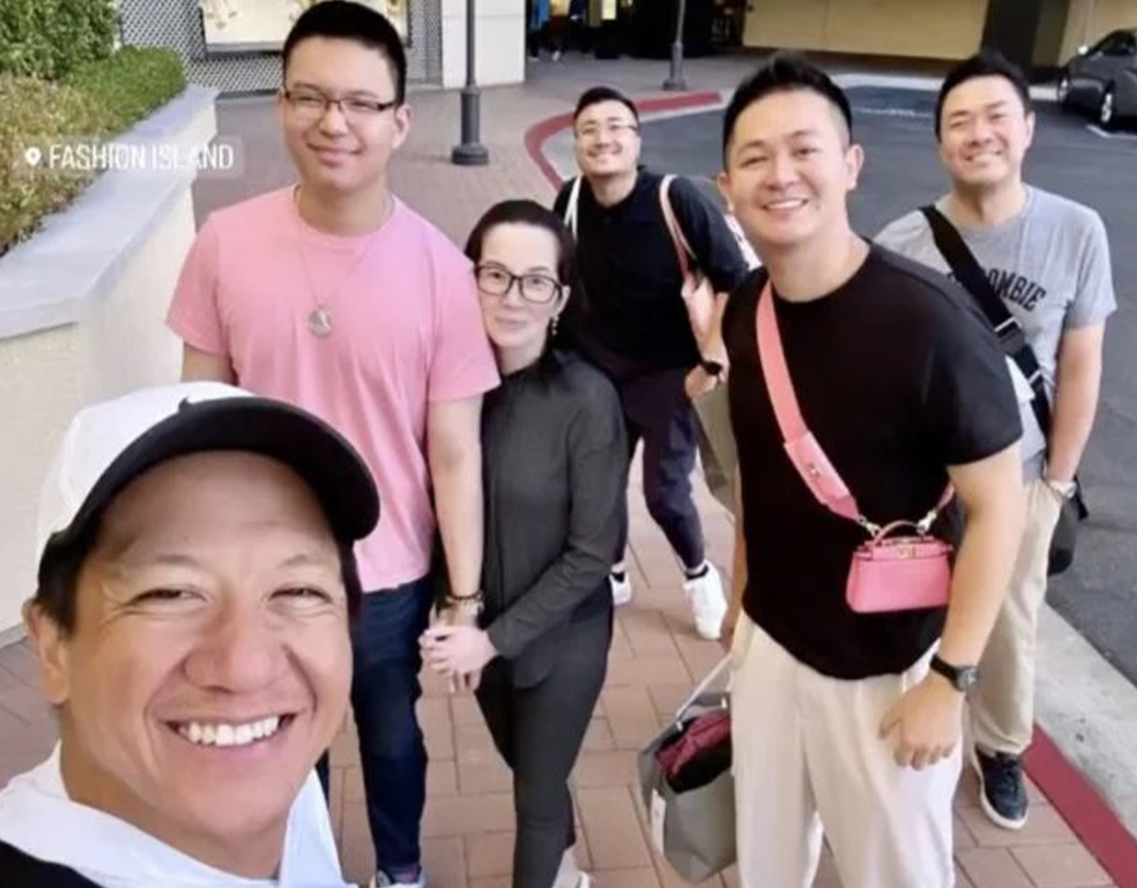 Kris Aquino with her entourage