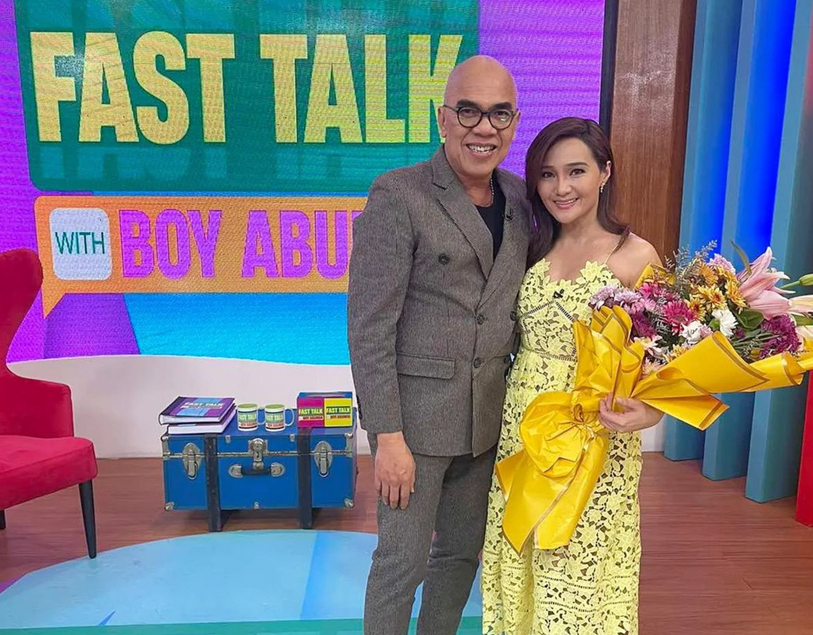 Gladys Reyes with Boy Abunda