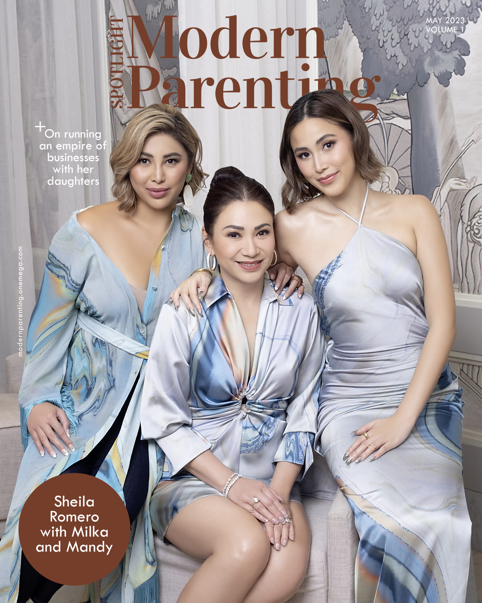 Sheila Romero with Milka and Mandy