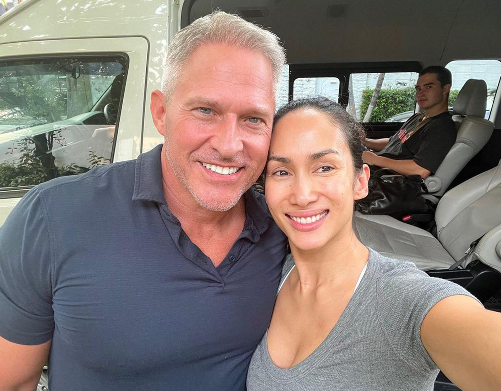 Ina Raymundo with her husband