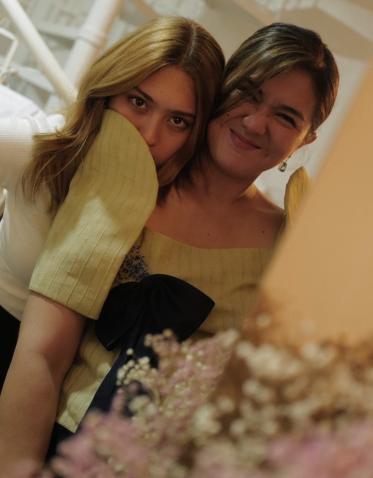 Dimples Romana with her daughter Callie