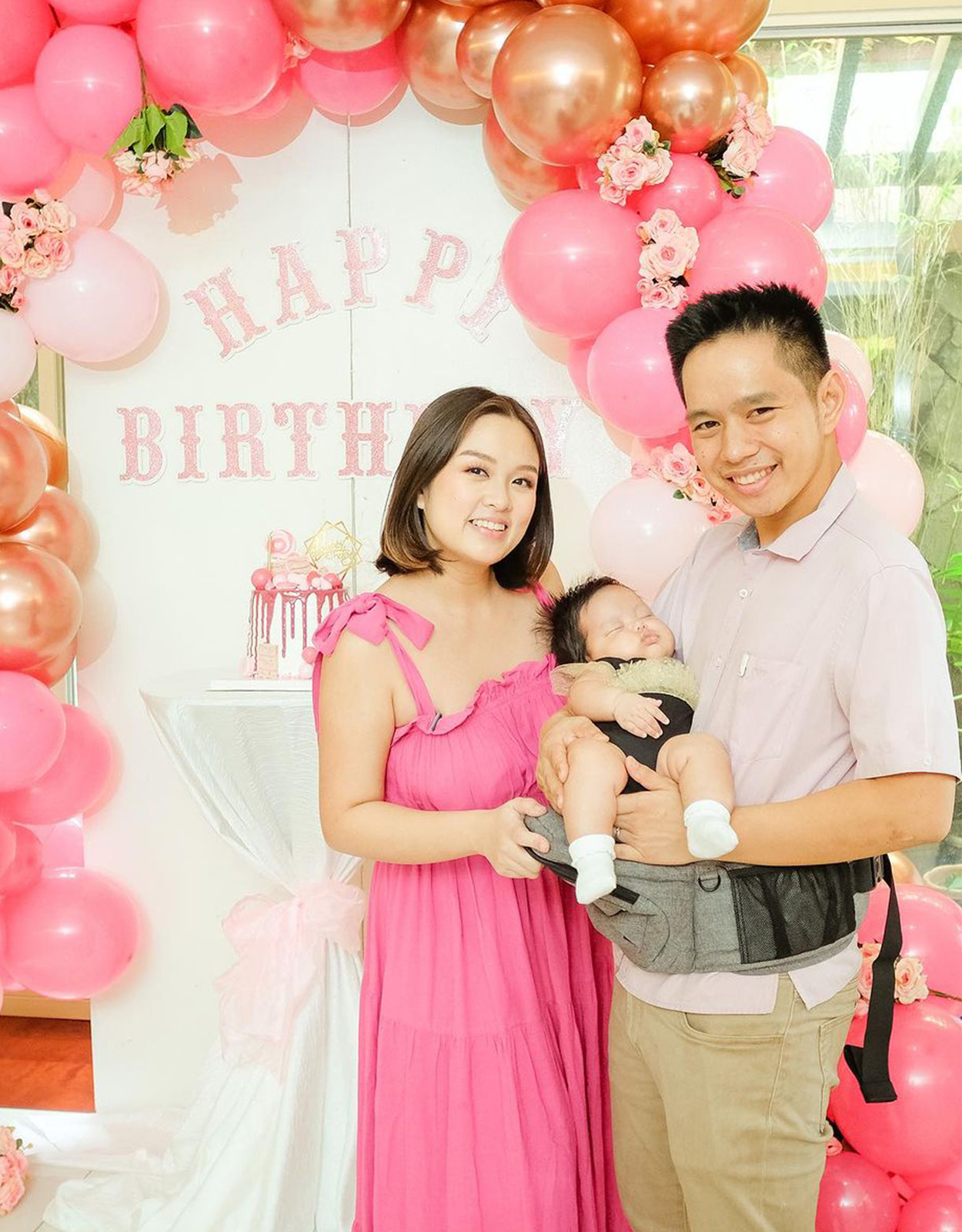 Trina Legaspi with her family