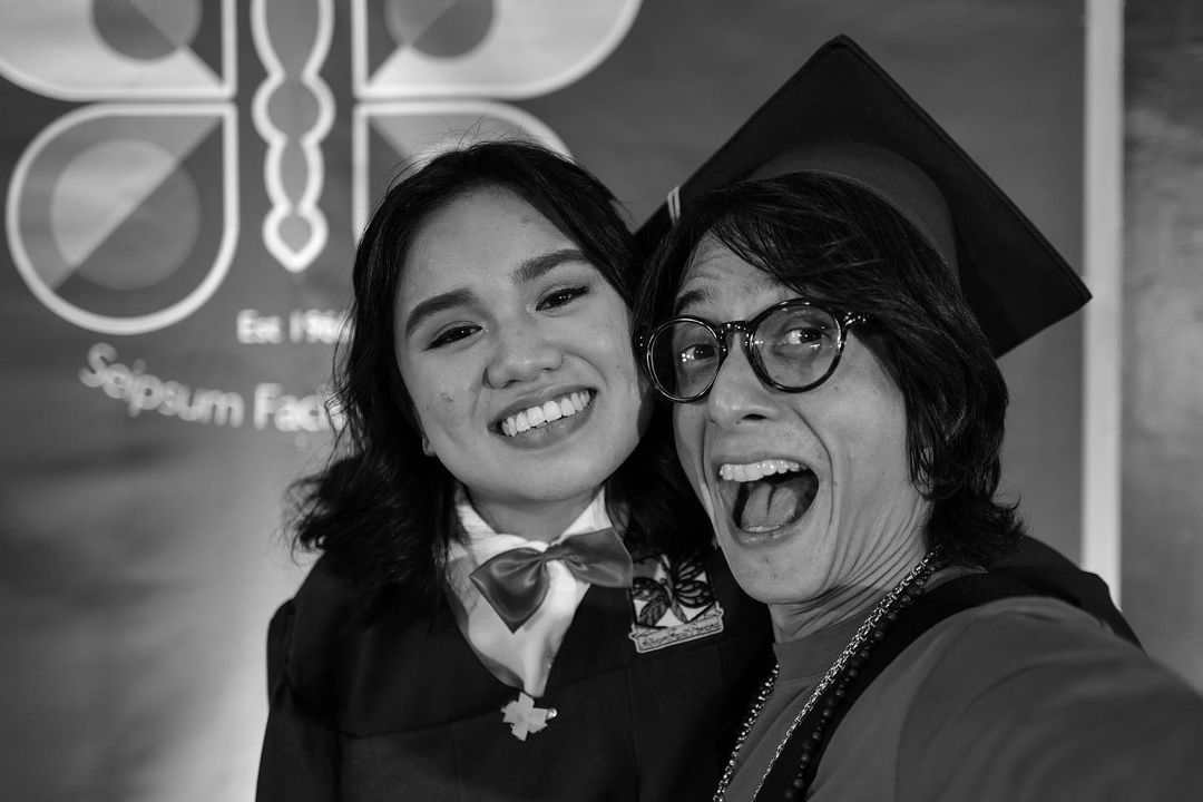 Yohan Santos Agoncillo with her dad, Ryan Agoncillo
