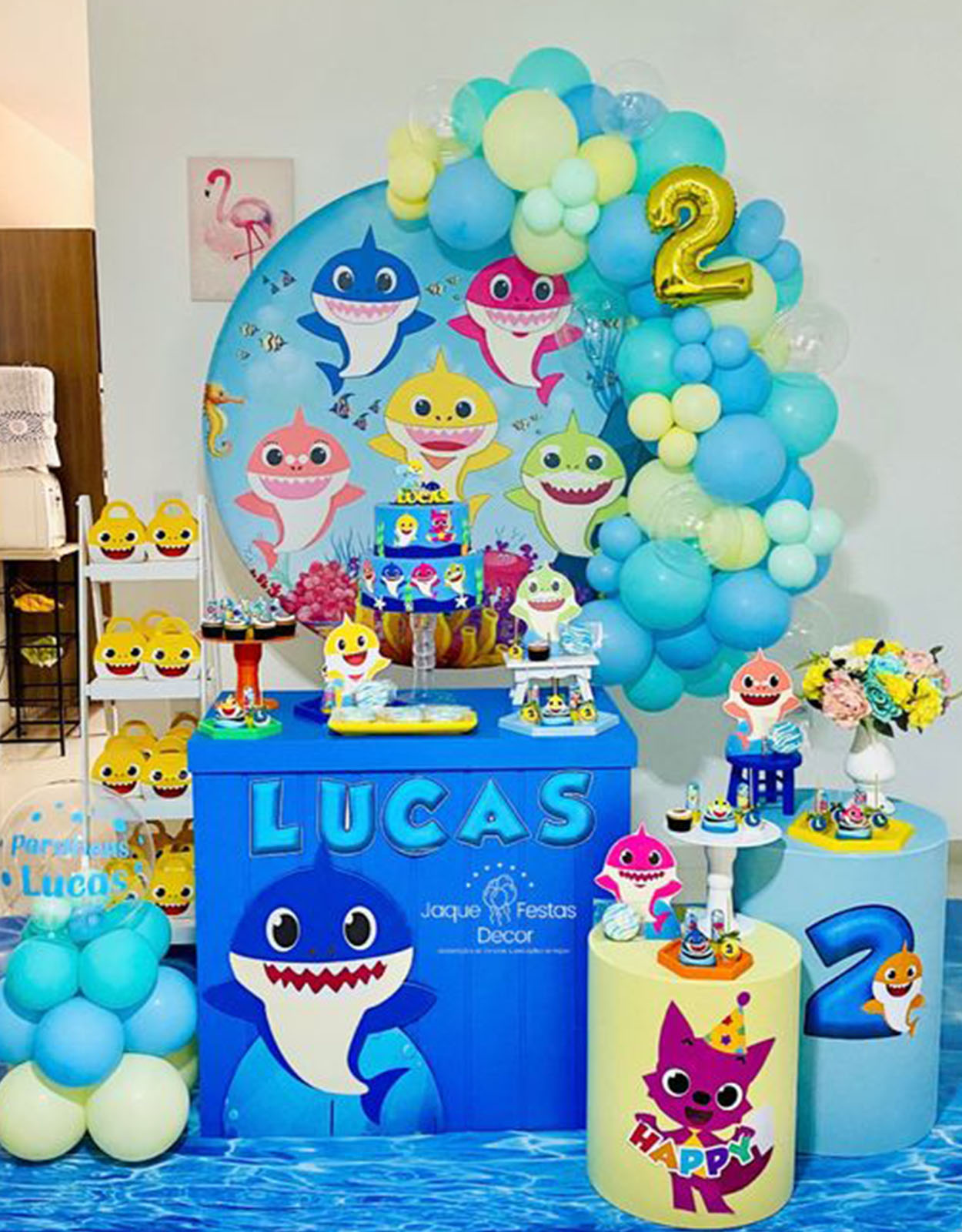 Baby Shark birthday party theme for boys