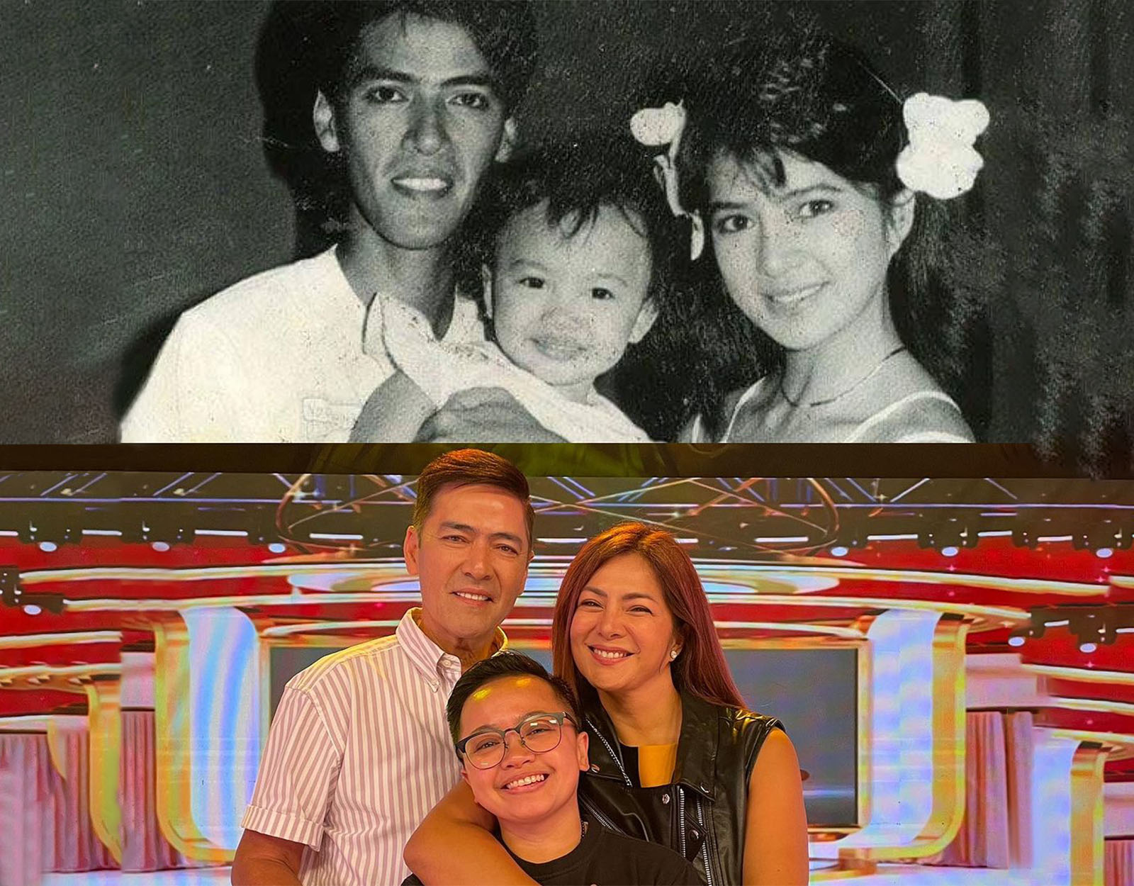 Ice Seguerra with Vic Sotto and Alice Dixson