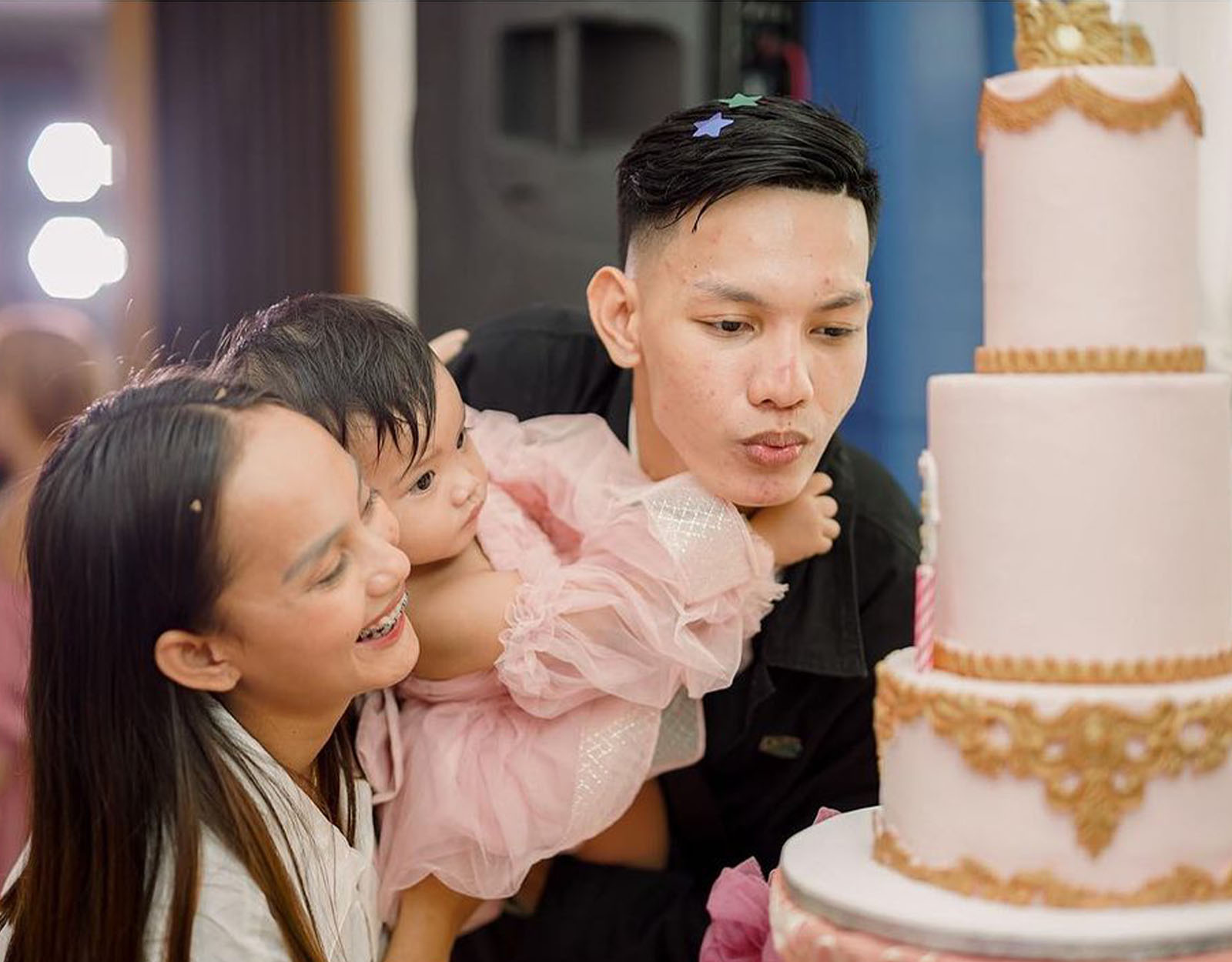 Rita Gaviola with her baby girl