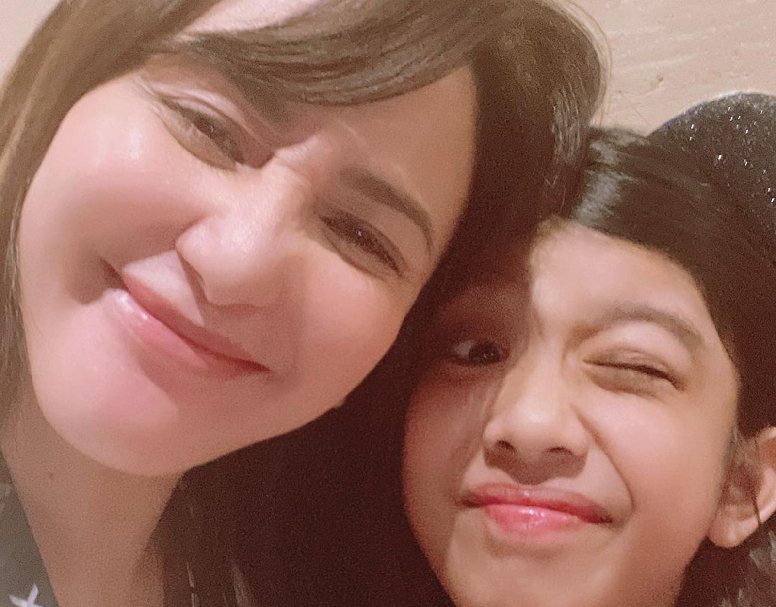 Katrina Halili and her daughter