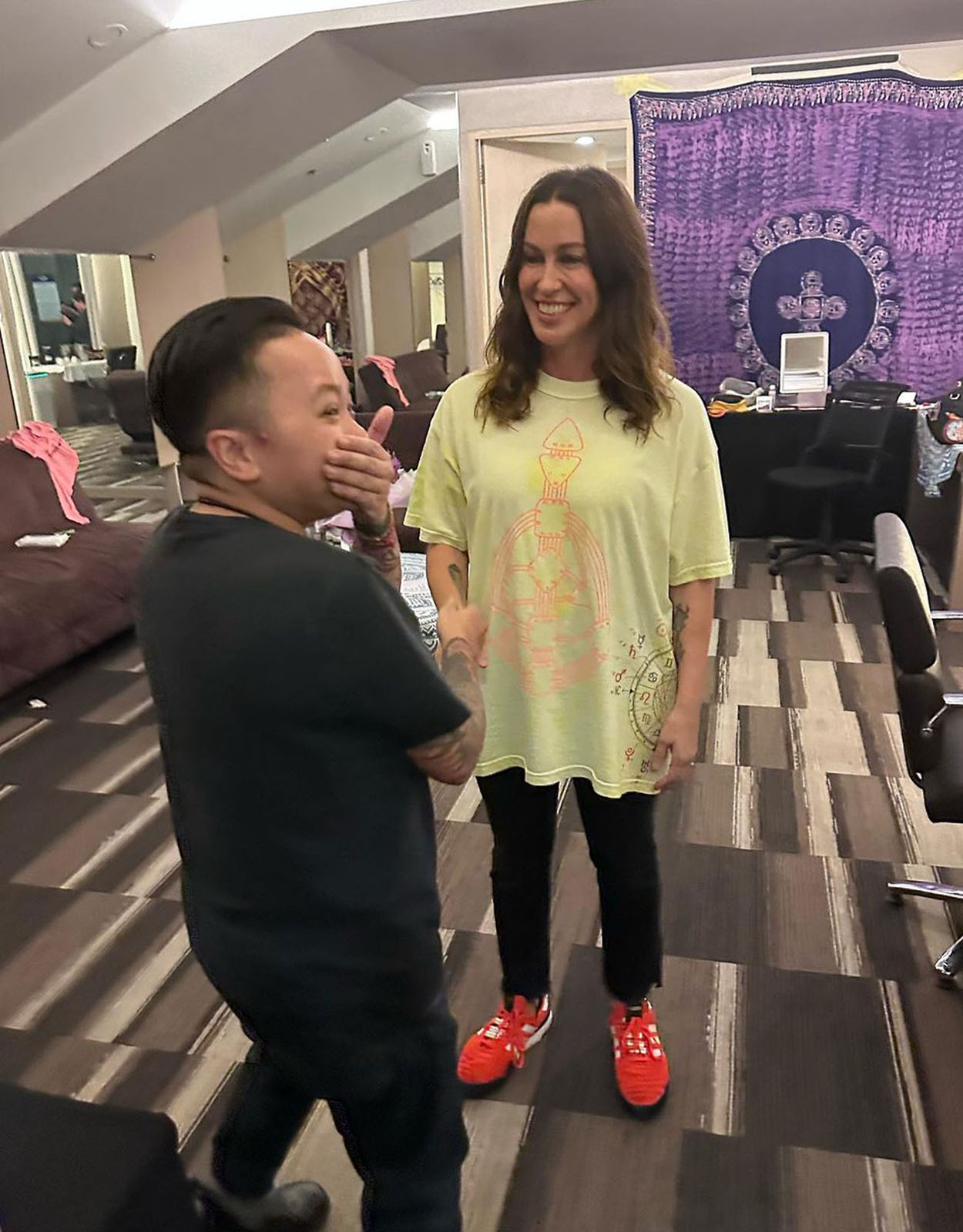 Ice Seguerra and Alanis Morissette